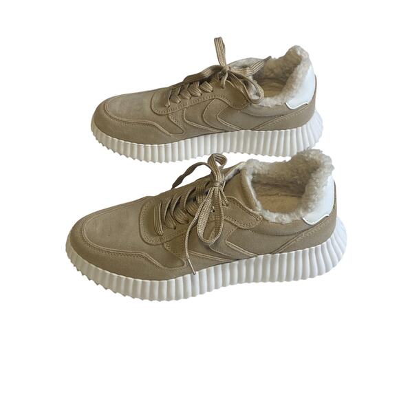 Steve Madden Shereen Women's Fashion Sneakers Chestnut Suede Size 7 - Picture 2 of 7